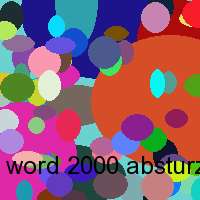 word 2000 absturz druck