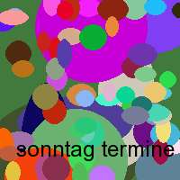 sonntag termine dezember